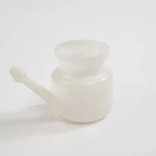 Jala Neti Pot Plastic - Big - White (Pack of 2) - Image 4